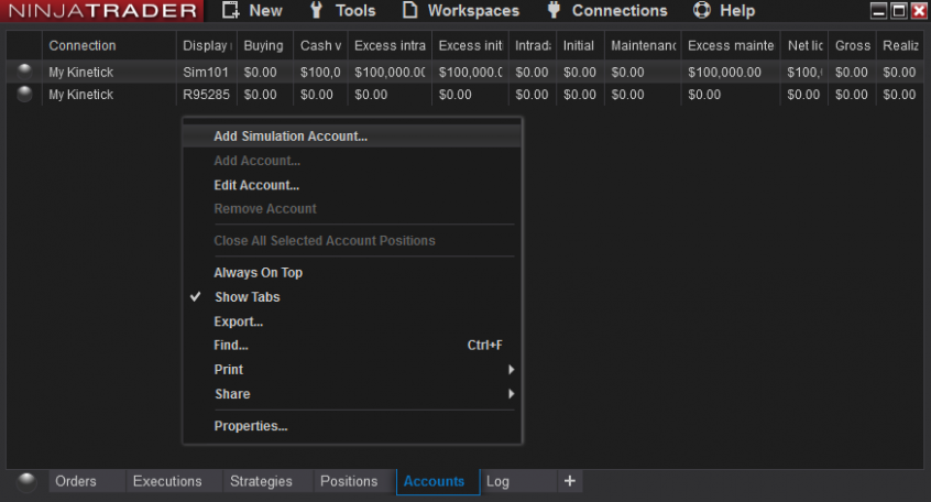 How To Adding Ninjatrader 8 Demo Accounts 2019 - 
