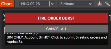 Fire order burst