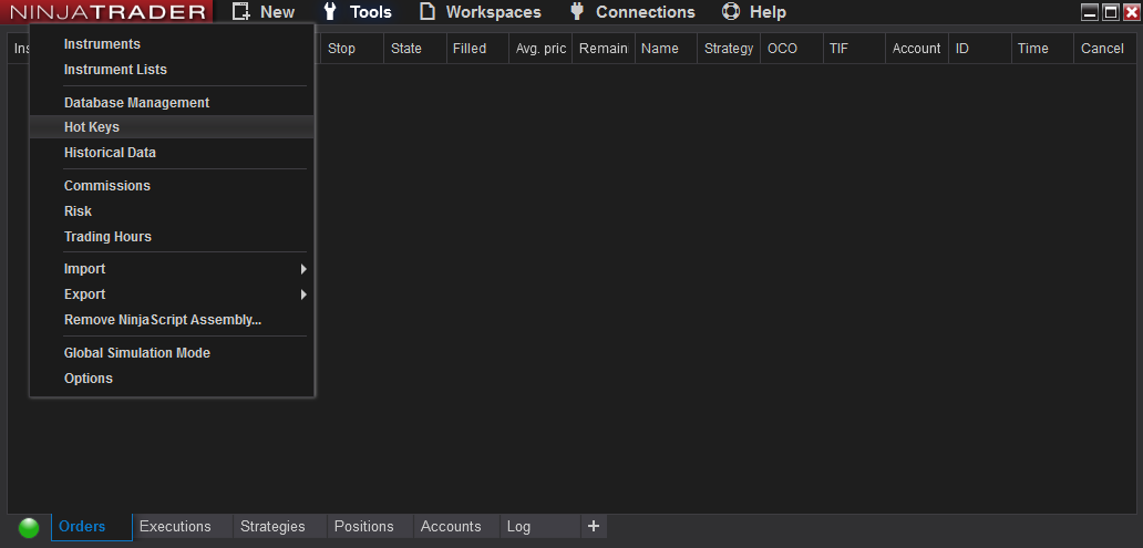 Hot Key Menu Manager