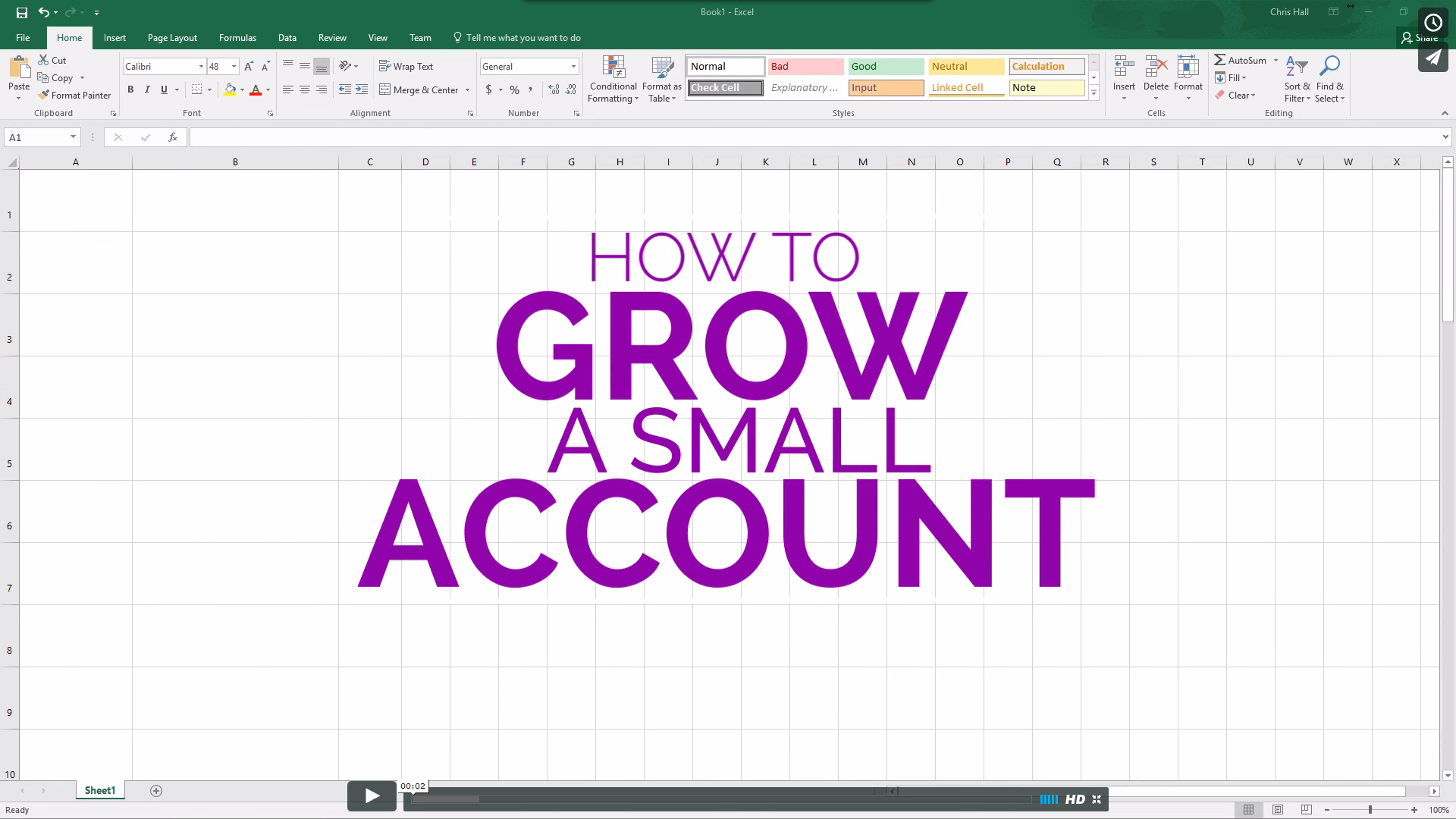 How to Grow A Small Account