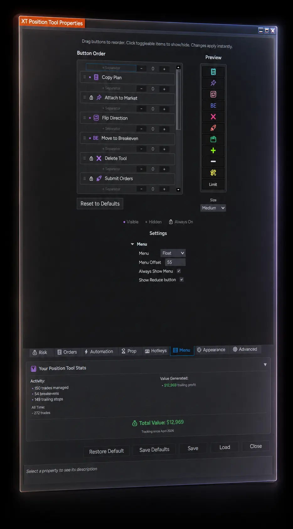 XT Position Tool Images