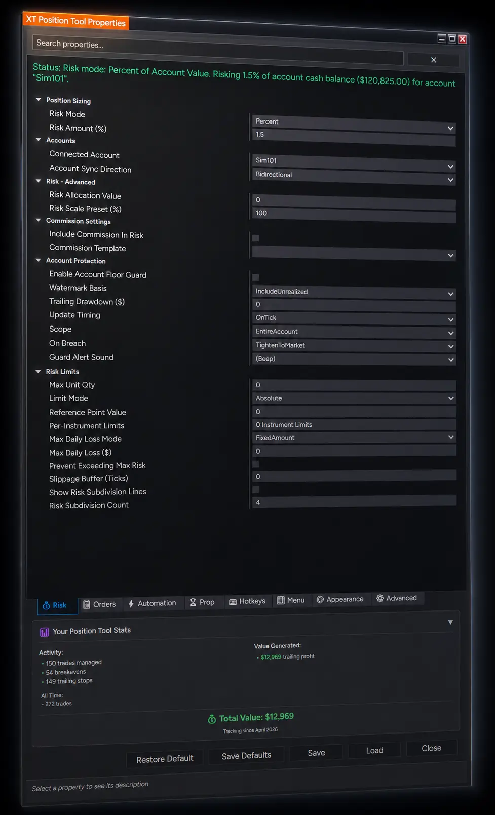 XT Position Tool Images