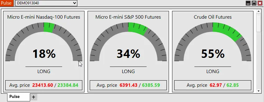 NinjaTrader 8 Pulse Feature