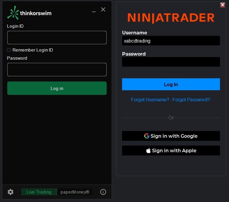 thinkorswim vs ninjatrader