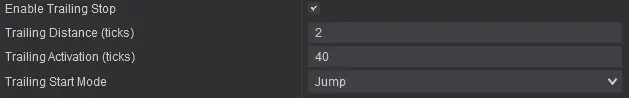 Trailing Stop - Jump