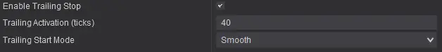 Trailing Stop - Smooth Movement